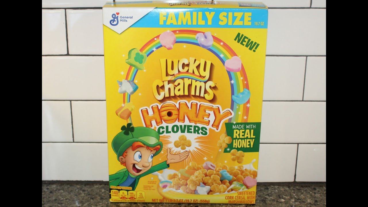Lucky Charms: Honey Clovers Cereal Review