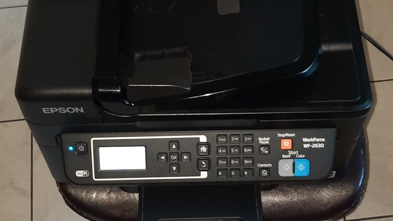 EPSON WF-2630 Paper Jam |  Avertissement Bourrage papier | #imprimante #printer #epson #dépannage