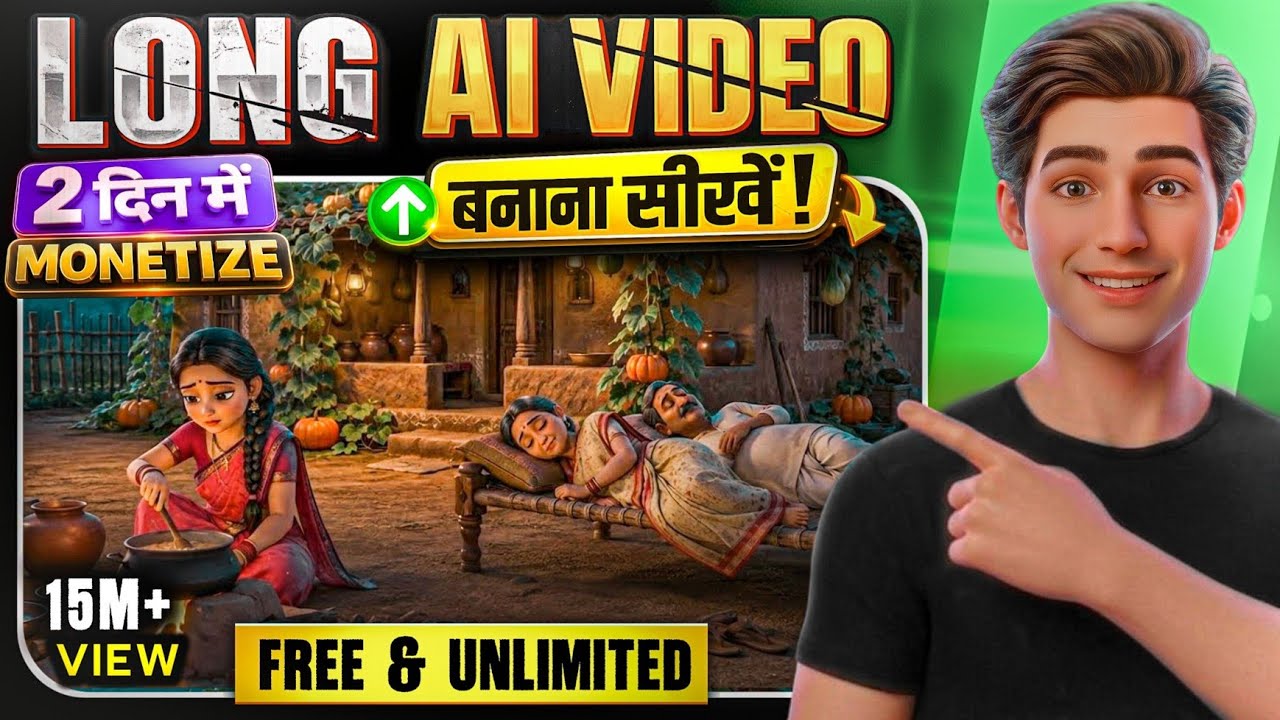 Long Ai Video Kaise Banaye | Full Course | 3D Cartoon Video Kaise Banaye | Ai Video Kaise Banaye