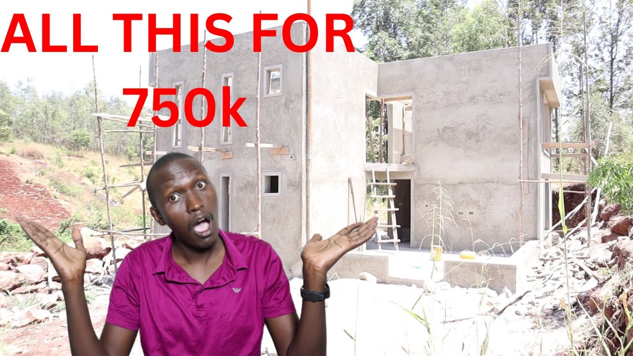 The cost of Construction in Kenya! This House Only Cost KES 750k to Build, & It's Incredible, so far