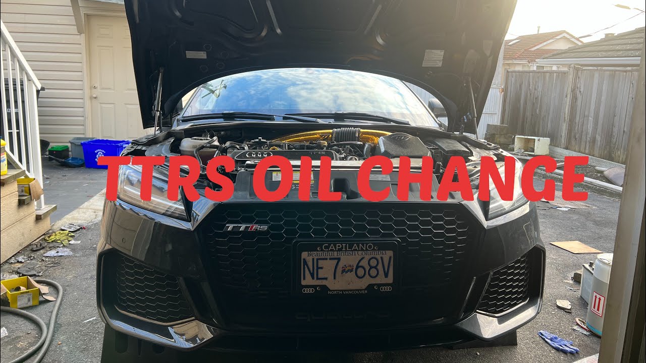 2019 Audi TTRS stage 2 oil change