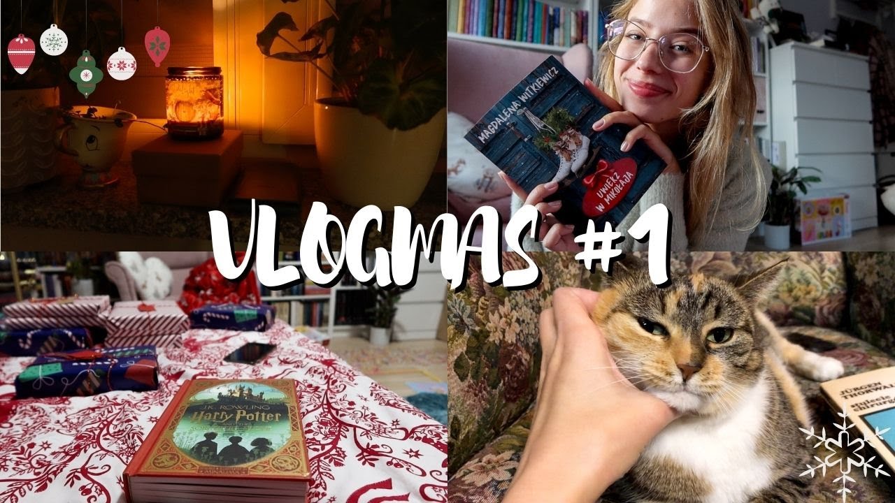 Prezenty, przygotowania do świąt i kilka książek 🎄🎁 VLOGMAS #1