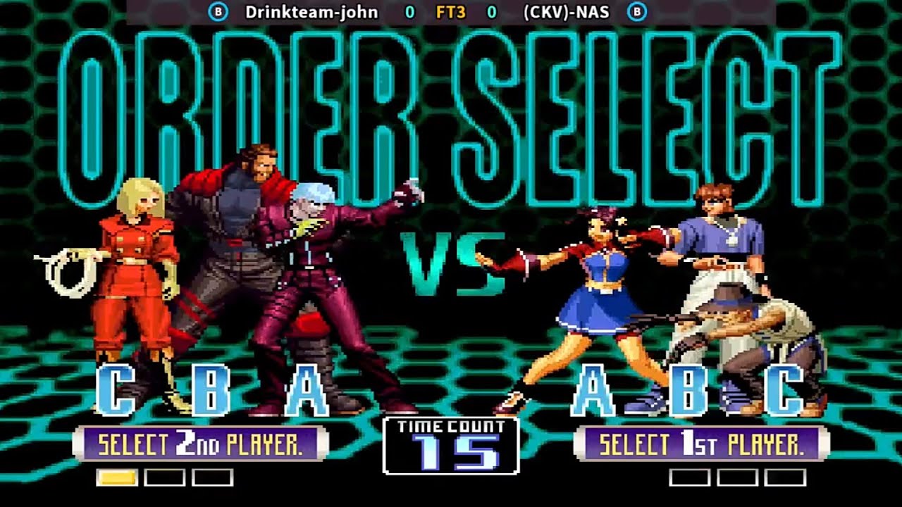Kof 2002 Fightcade Drinkteam-john vs [CKV]-NAS