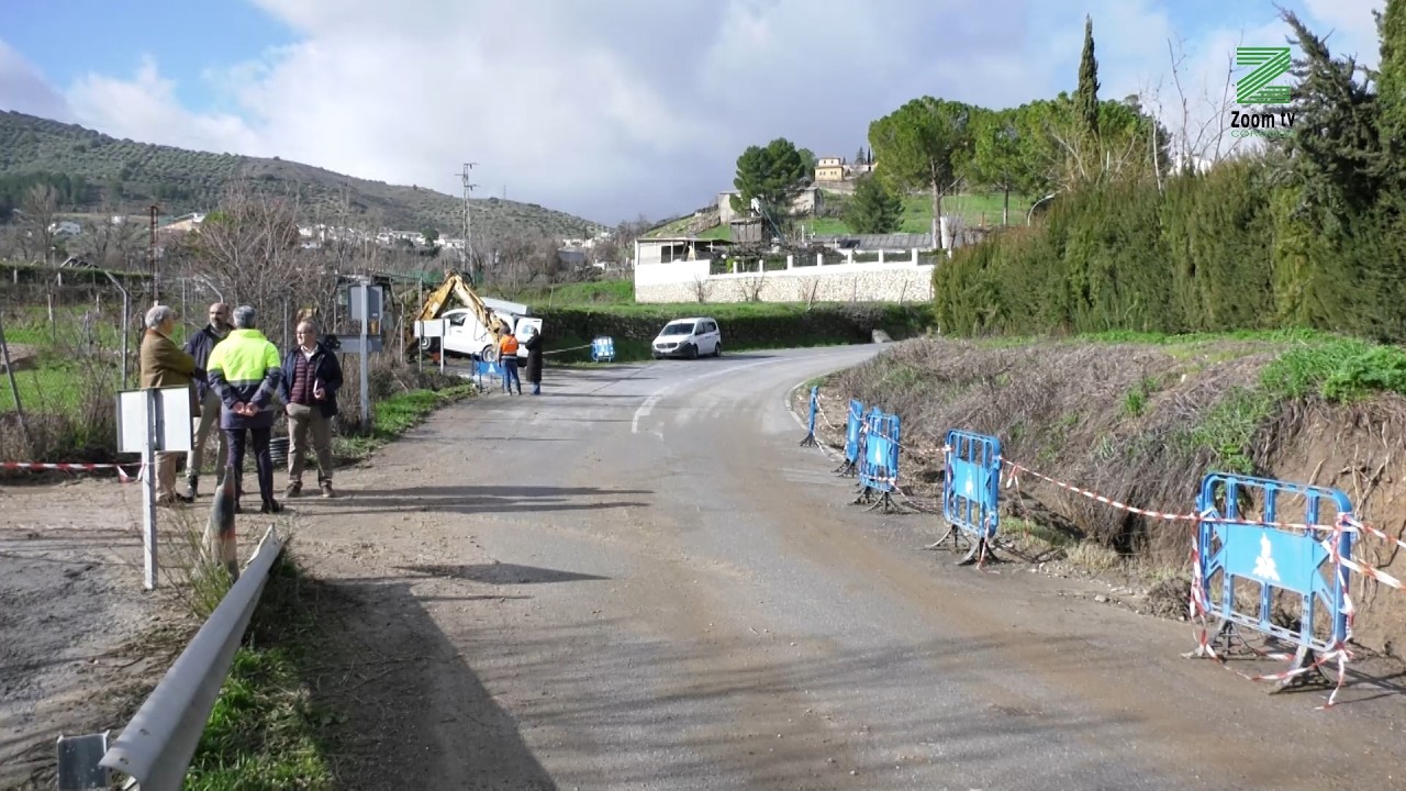 Diputación hace balance de las carreteras afectadas por el temporal en Priego