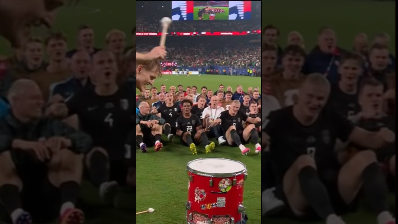 Norway Players did the Iconic ROW Chant With the Fans🤩🇳🇴🛶