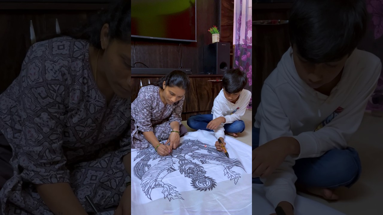 Can you please Rate Our Drawing 😱 #kkcreativevlogs