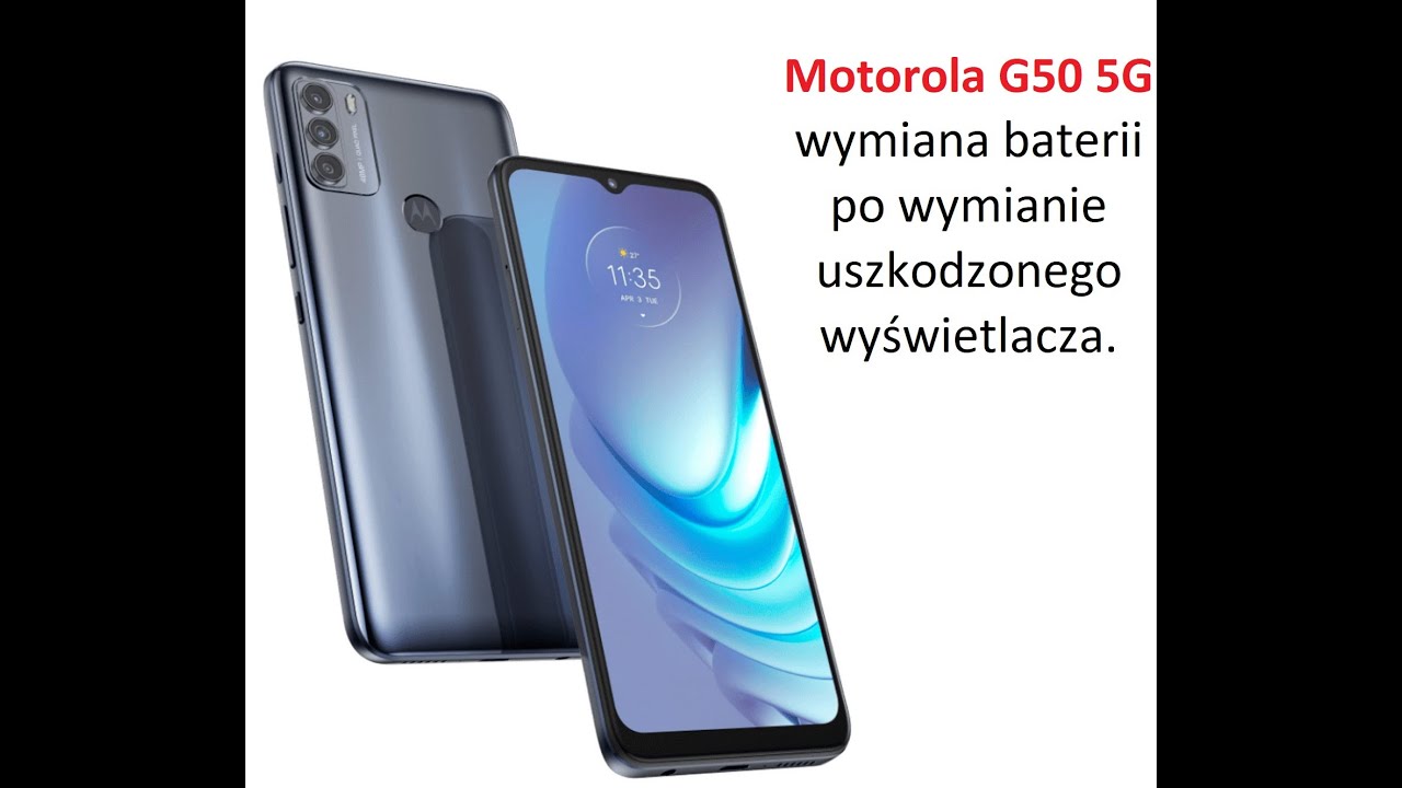 Motorola Moto G50 5G Wymiana baterii / Battery Replacement JK50 XT 2137 napisy PL