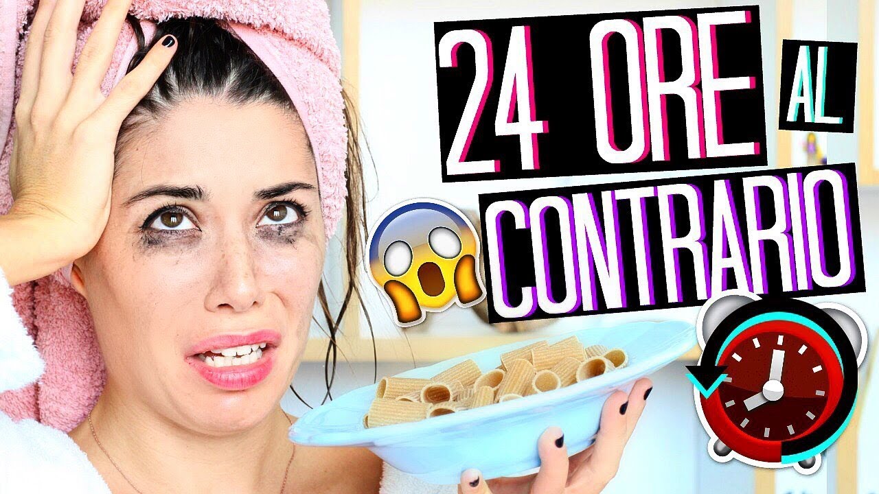 VIVO la MIA VITA per 24 ORE al CONTRARIO! *CHALLENGE IMPOSSIBILE*