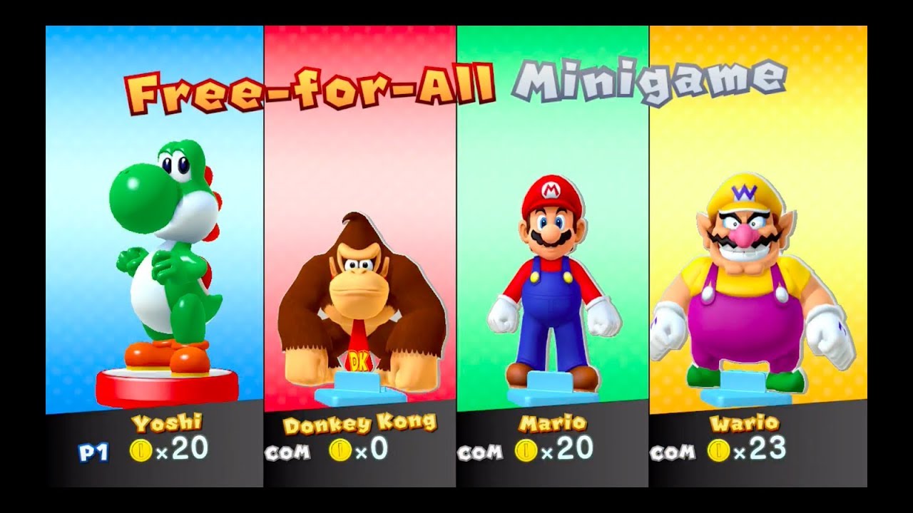 Mario Party 10 - Amiibo Party (Yoshi Board) | MarioGamers