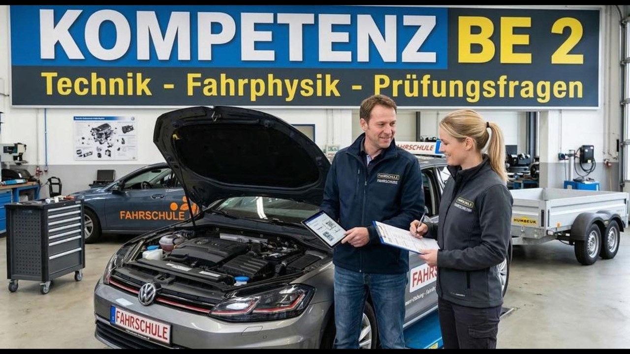 Kompetenz BE 2 - Technik - Fahrphysik - Prüfungsfragen