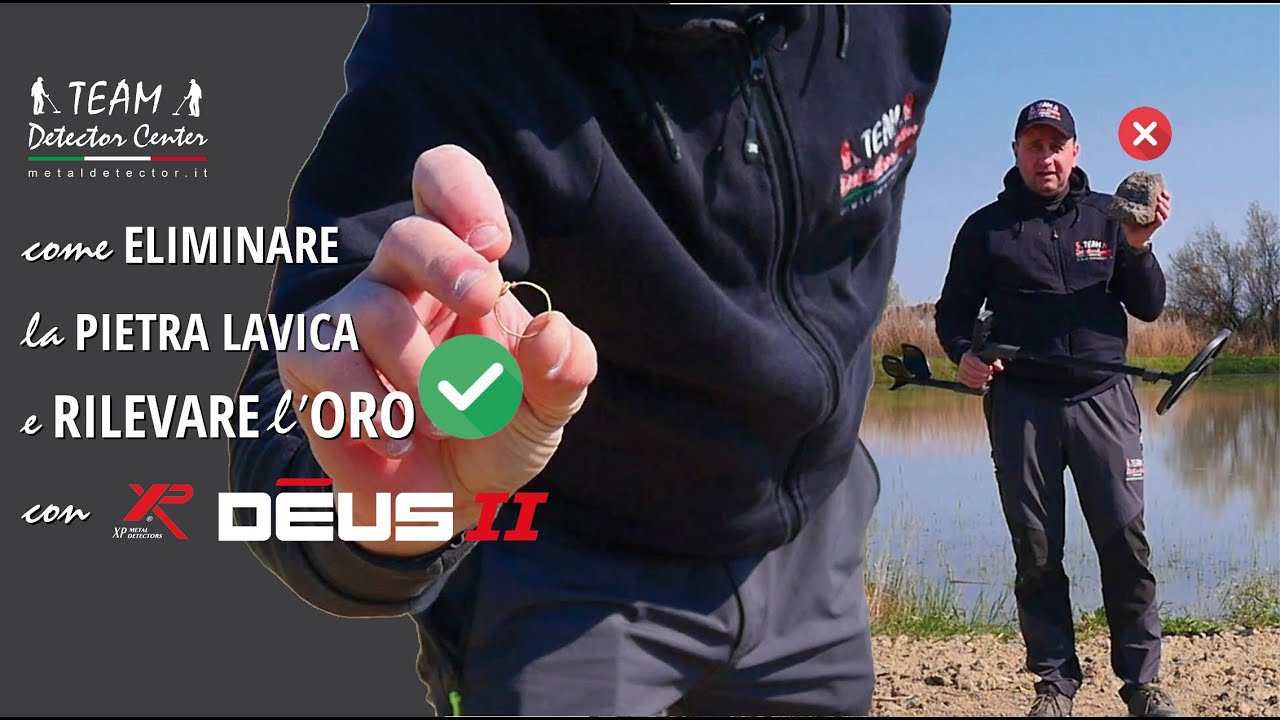 Come eliminare la pietra lavica e rilevare l’oro con XP DEUS II