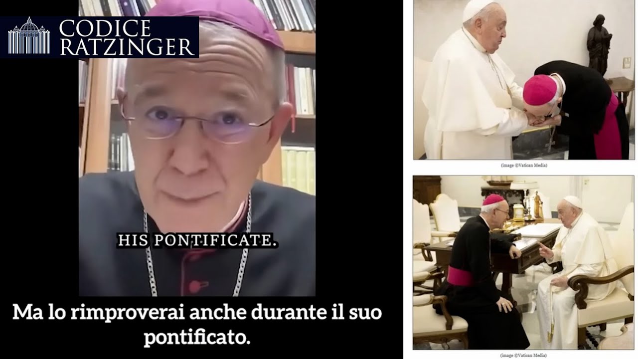 ERRORI dottrinali del PAPA? Il sottotappetismo eretico di Schneider che scredita Cristo e il Papa