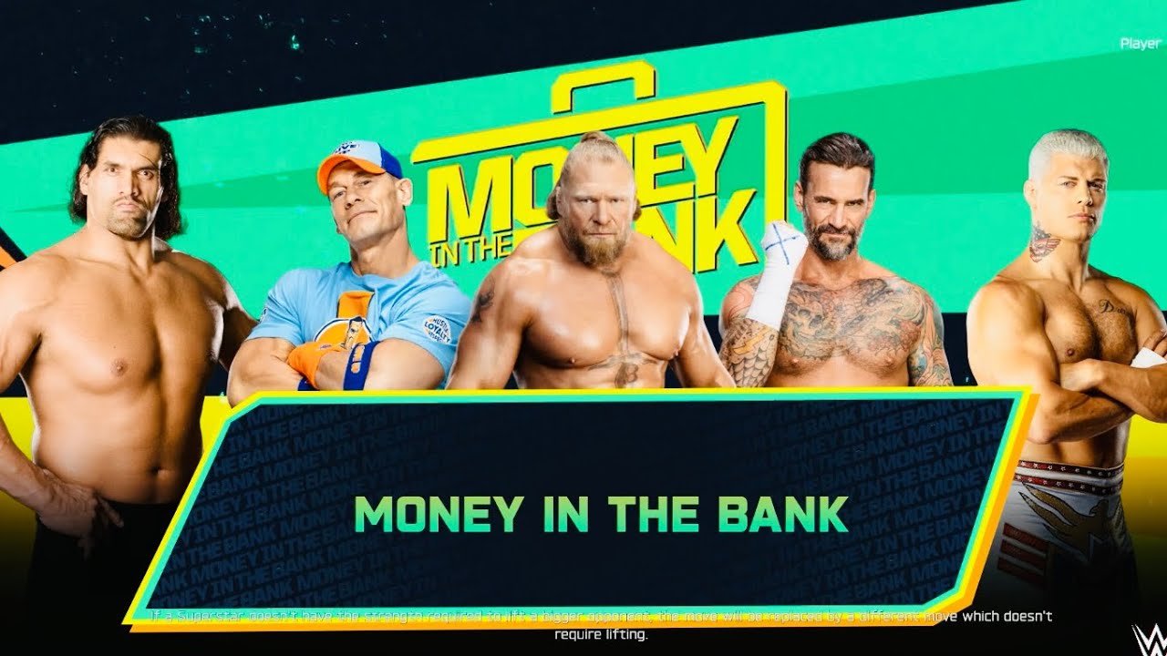 Wwe 5 Men Ladders Match || Lenix Gaming Spot || Money in the bank 