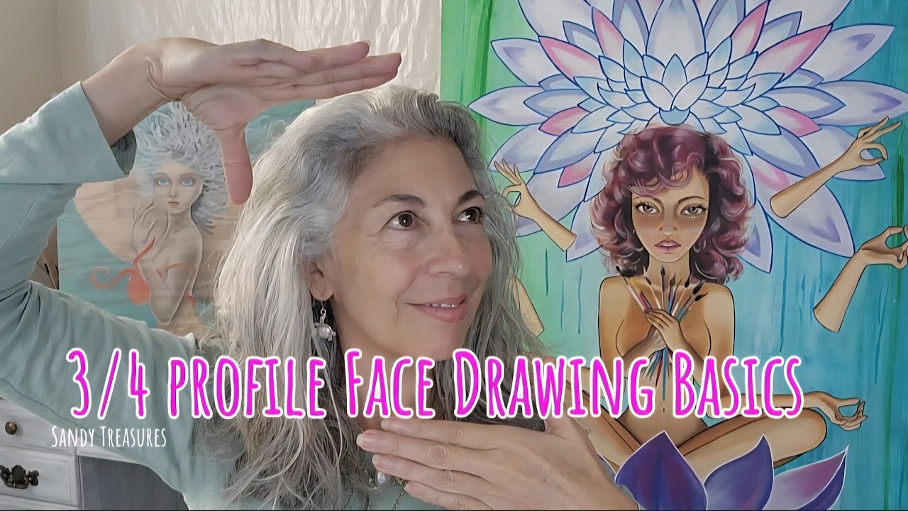 Master 3/4 Profile Face Drawing with These Simple Techniques | Portrait Tutorial