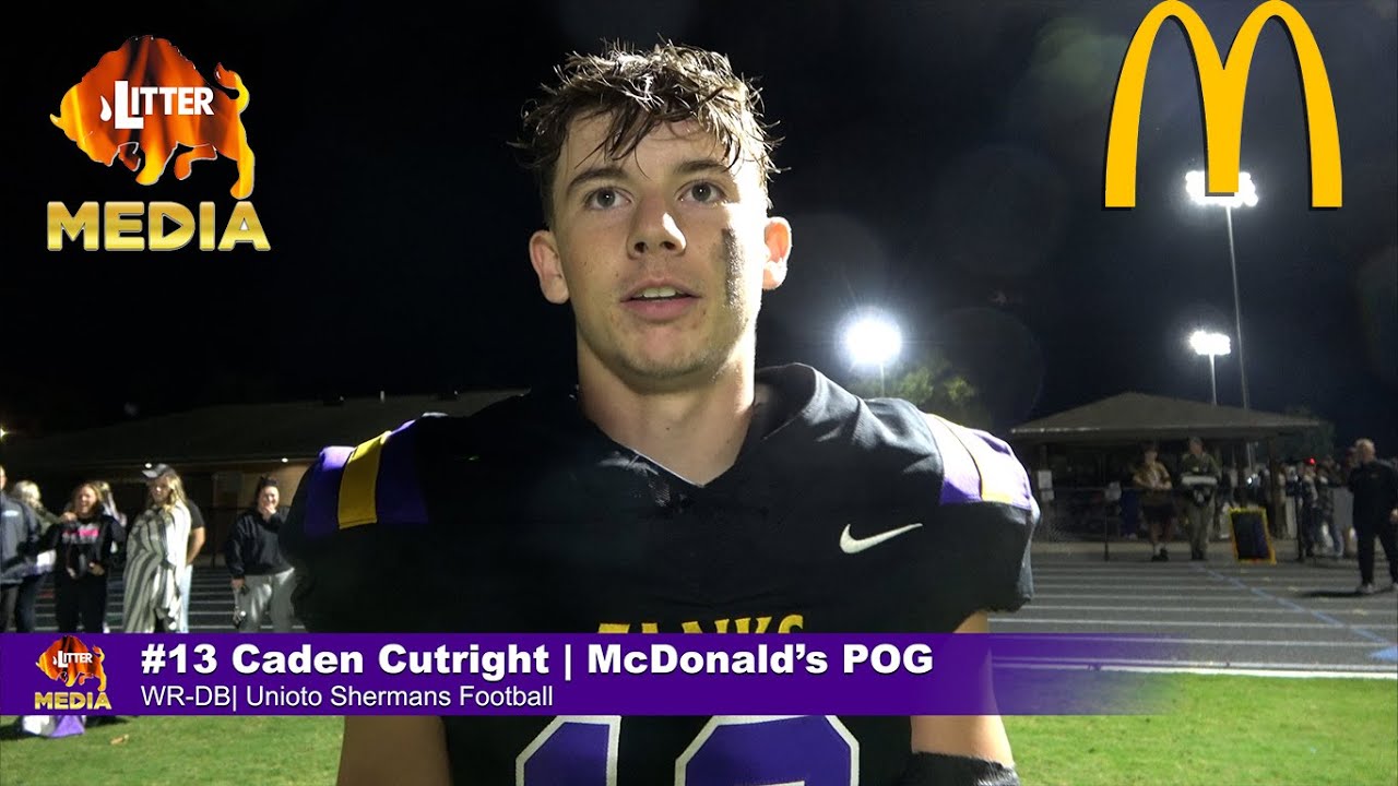 Litter Media Extras-McDonald's Player of the Game: Caden Cutright