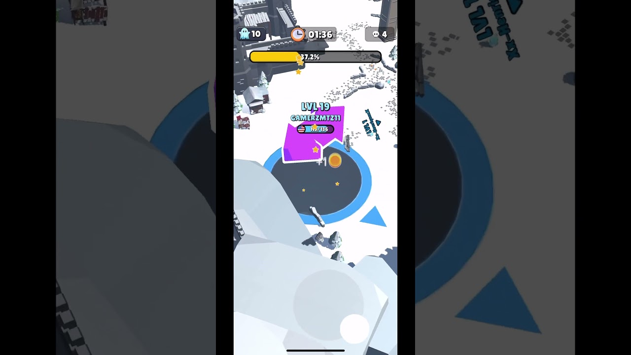 Hole.io relaxation 😌 #holeio #viral #trending #shorts #gaming #videojuegos #videogames #fyp