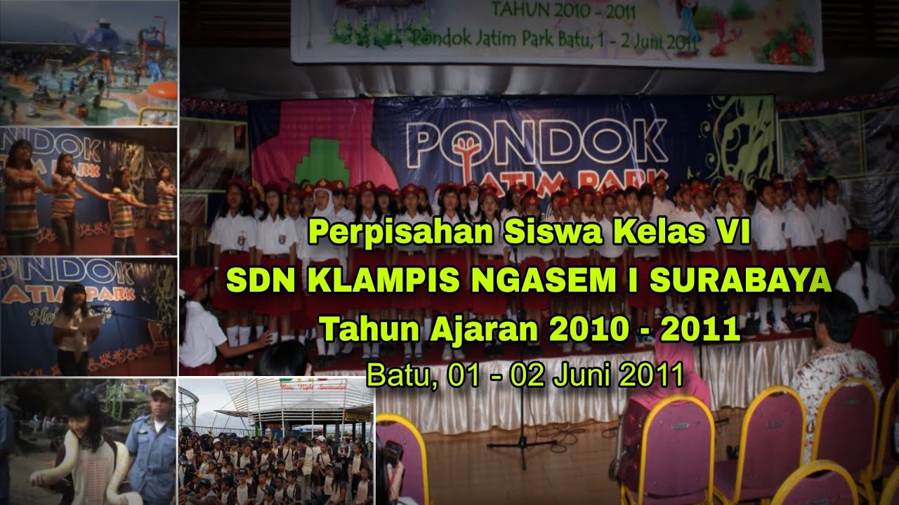 Video Kenangan Adikku | Perpisahan Siswa Kelas VI SDN Klampis Ngasem I Sby | Batu, 1-2 Juni 2011