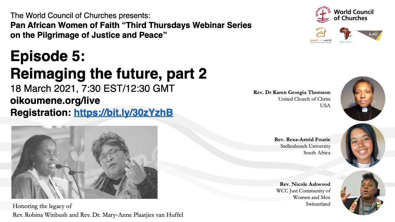 Pan African Women of Faith webinar series: Episode V - Reimaging the Future, Pt. II