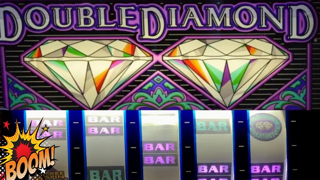 Classic Double Diamond Old School 5 Reel Slot *Line Hits & Free Games*