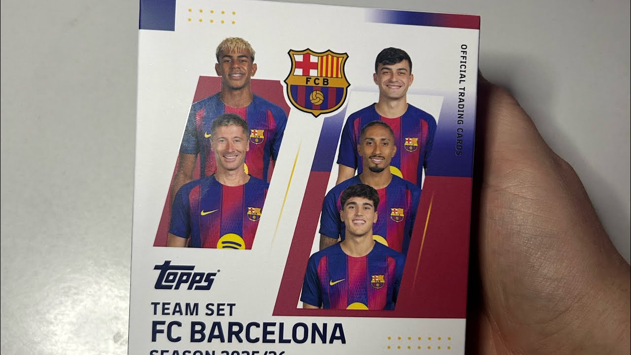 Topps Barcelona team set opening / trafimy autograf? 