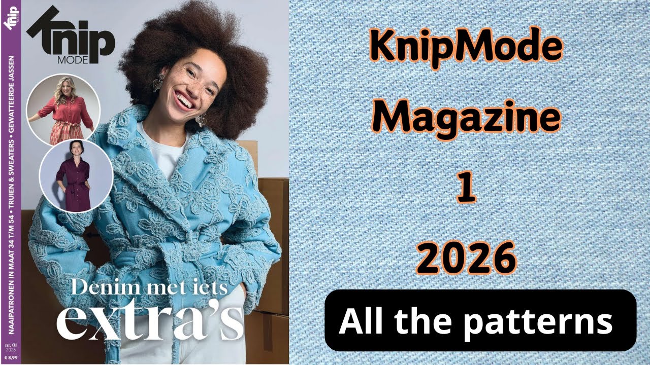 #KnipMode 1/2026 #knipmodemagazine Полистайте #FaitMain #sewingMagazine #knip