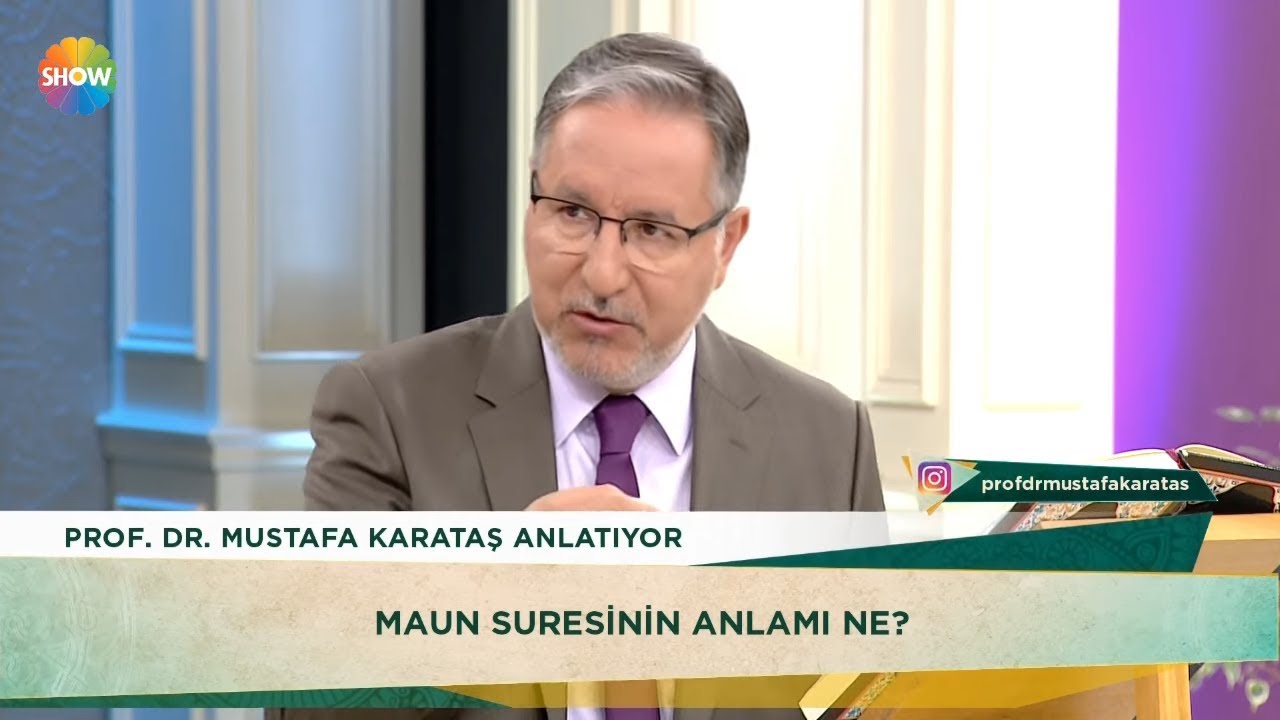 Maun suresinin anlamı ne?