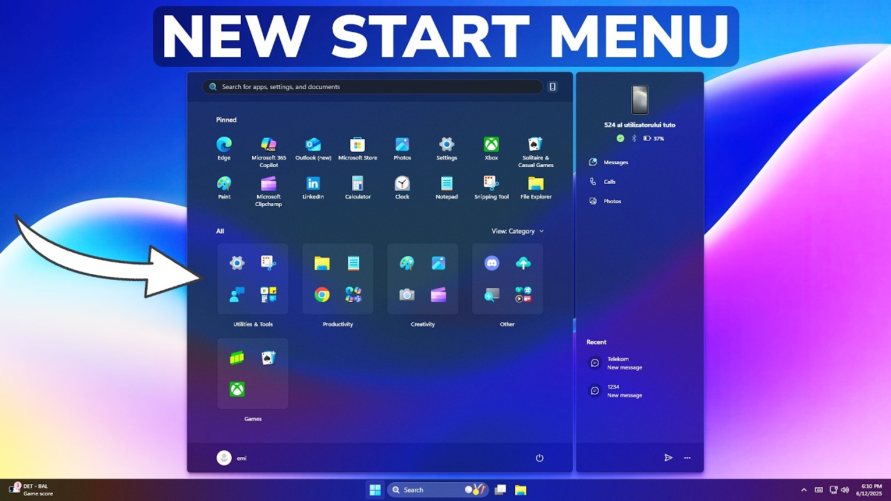 Новое меню &laquo;Пуск&raquo; Windows 11 ЗДЕСЬ (как включить)