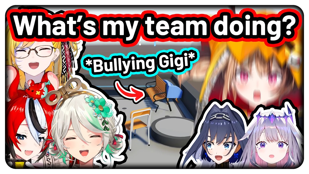 Probably the funniest air hockey game I've ever seen 【Hololive EN & ID】