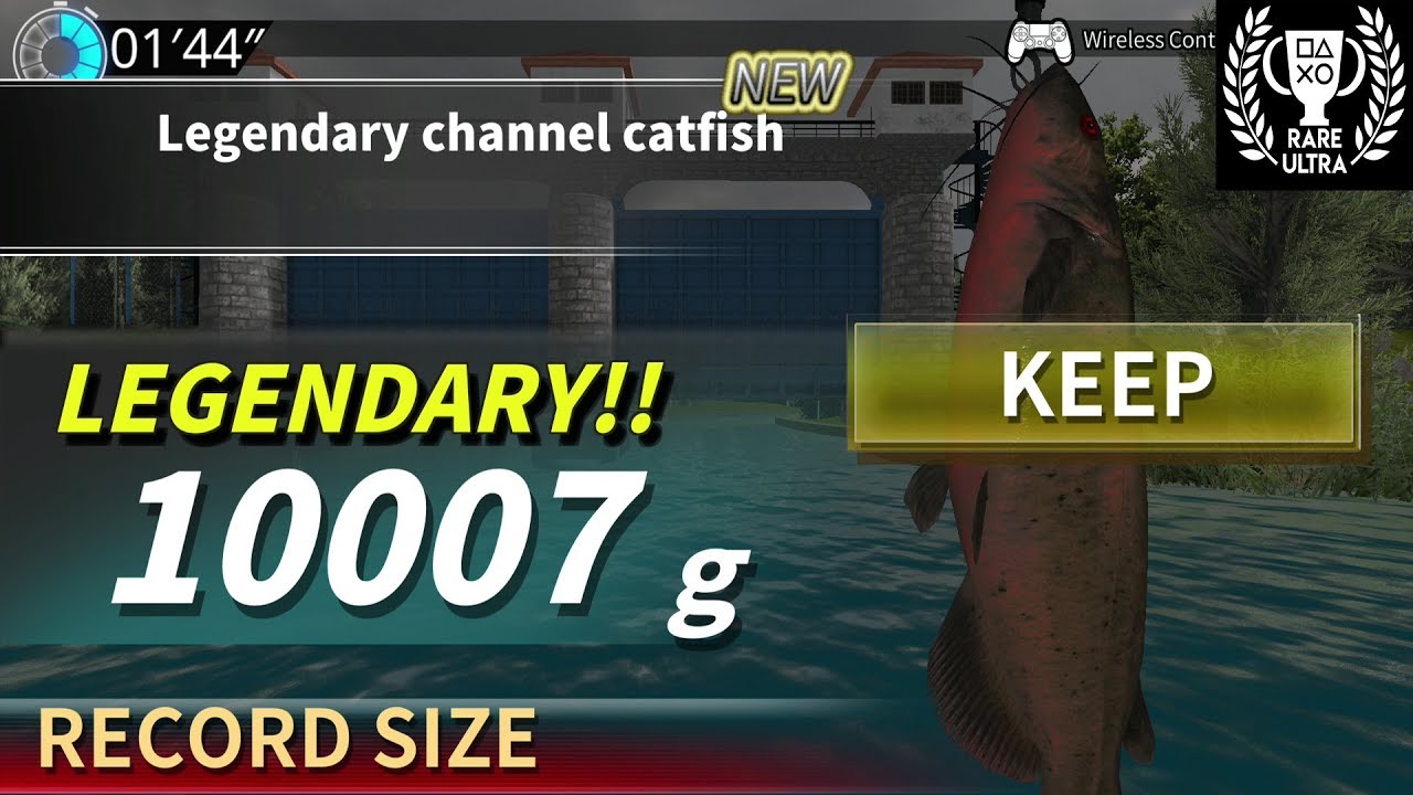 Legendary Fishing - Legendary Catfish Fisher Trophy / Achievement