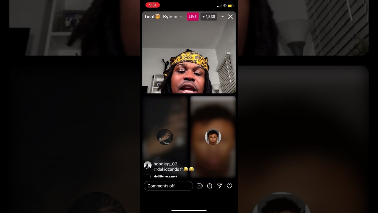 Rich nunu argues wit Humble gz …On Bmg upper class Live
