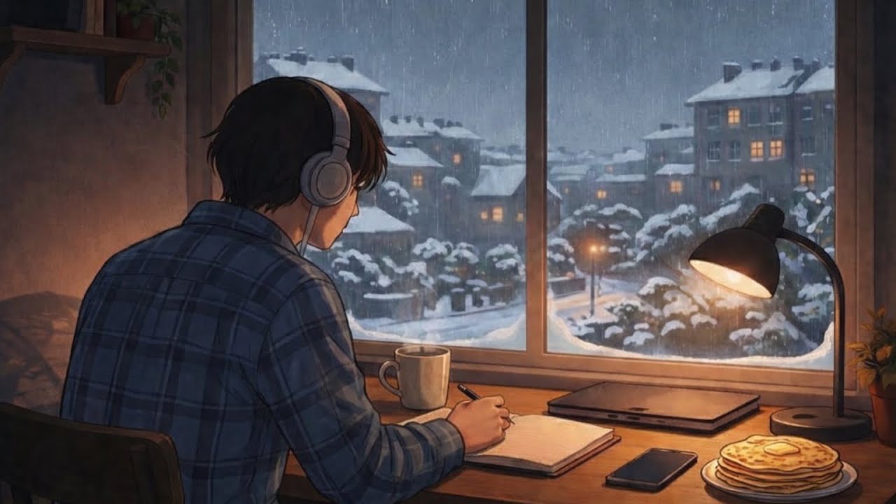 February Lofi ❄️ Cozy Winter Beats to Study / Focus ☕️ The boy at the window Playlist