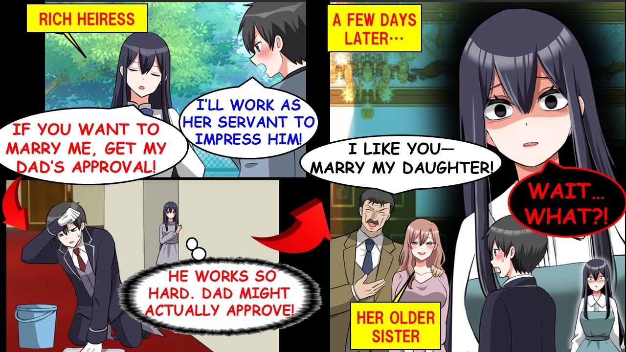 [Manga Dub] I Became a Servant to Marry a Rich Heiress…Then Her Dad Made Me Marry Her Older SISTER!