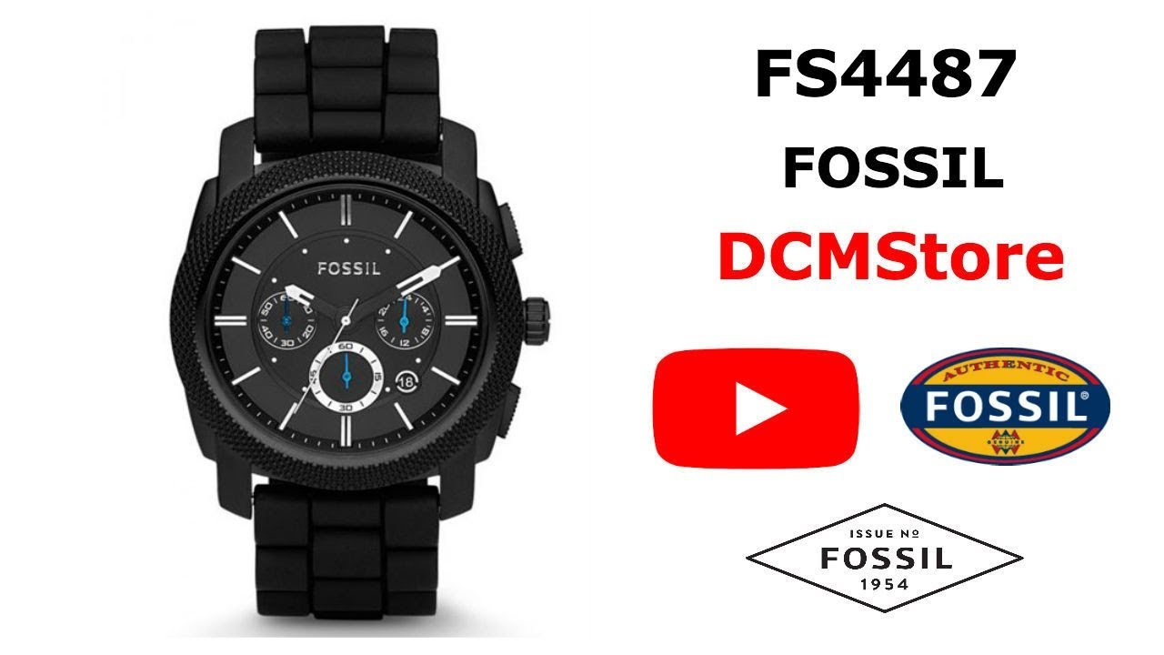FS4487 Fossil Machine Chronograph Black