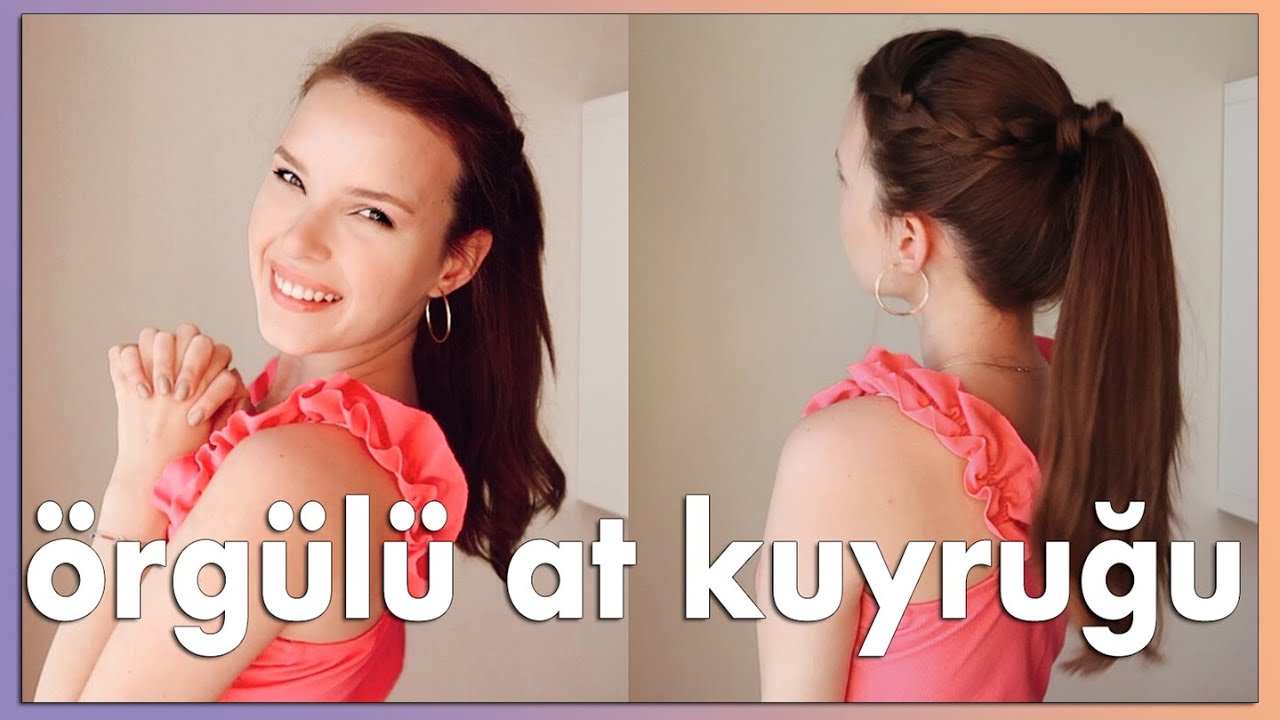 ÖRGÜLÜ AT KUYRUĞU | ÇOK KOLAY 😍
