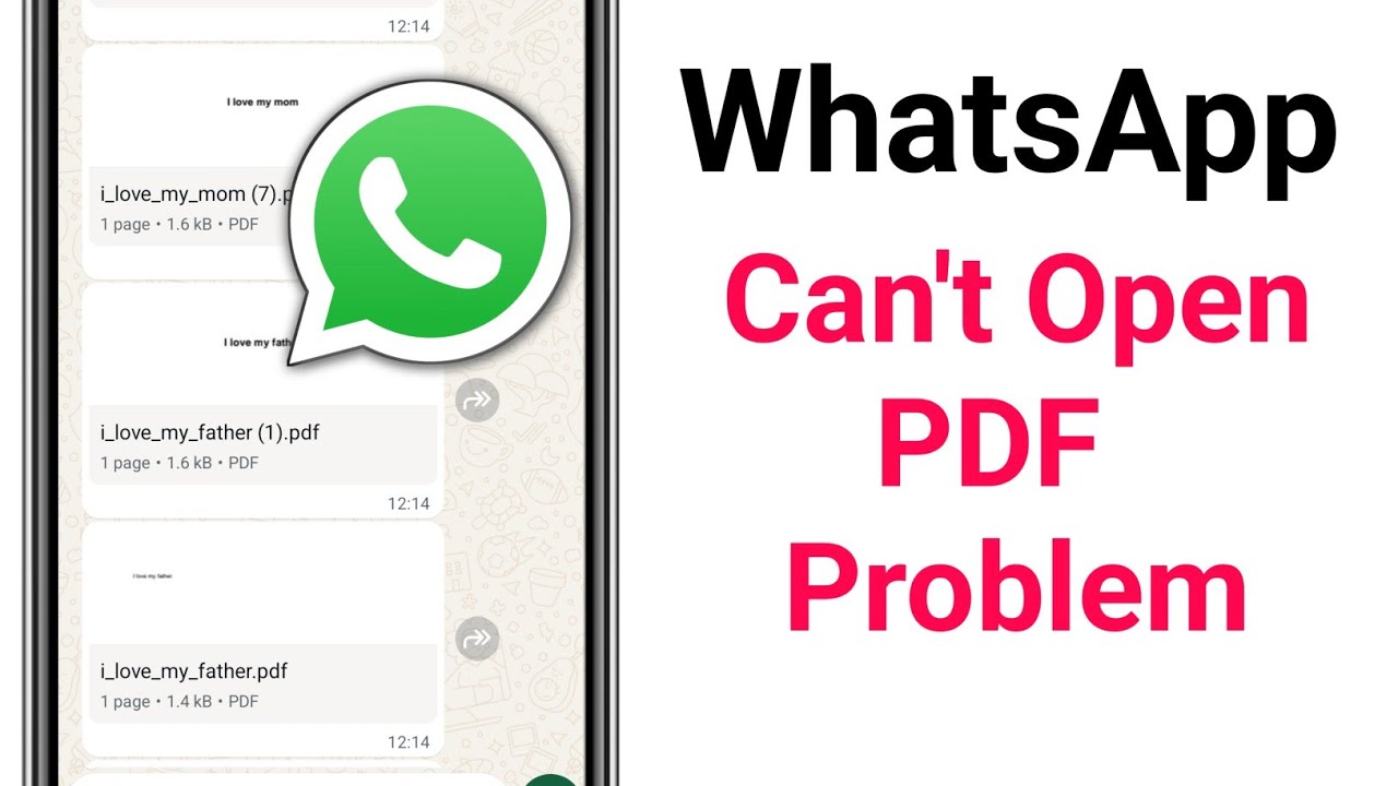 WhatsApp Can't open PDF File problem || Fix Can't Open PDF file in Whatsapp || 2025