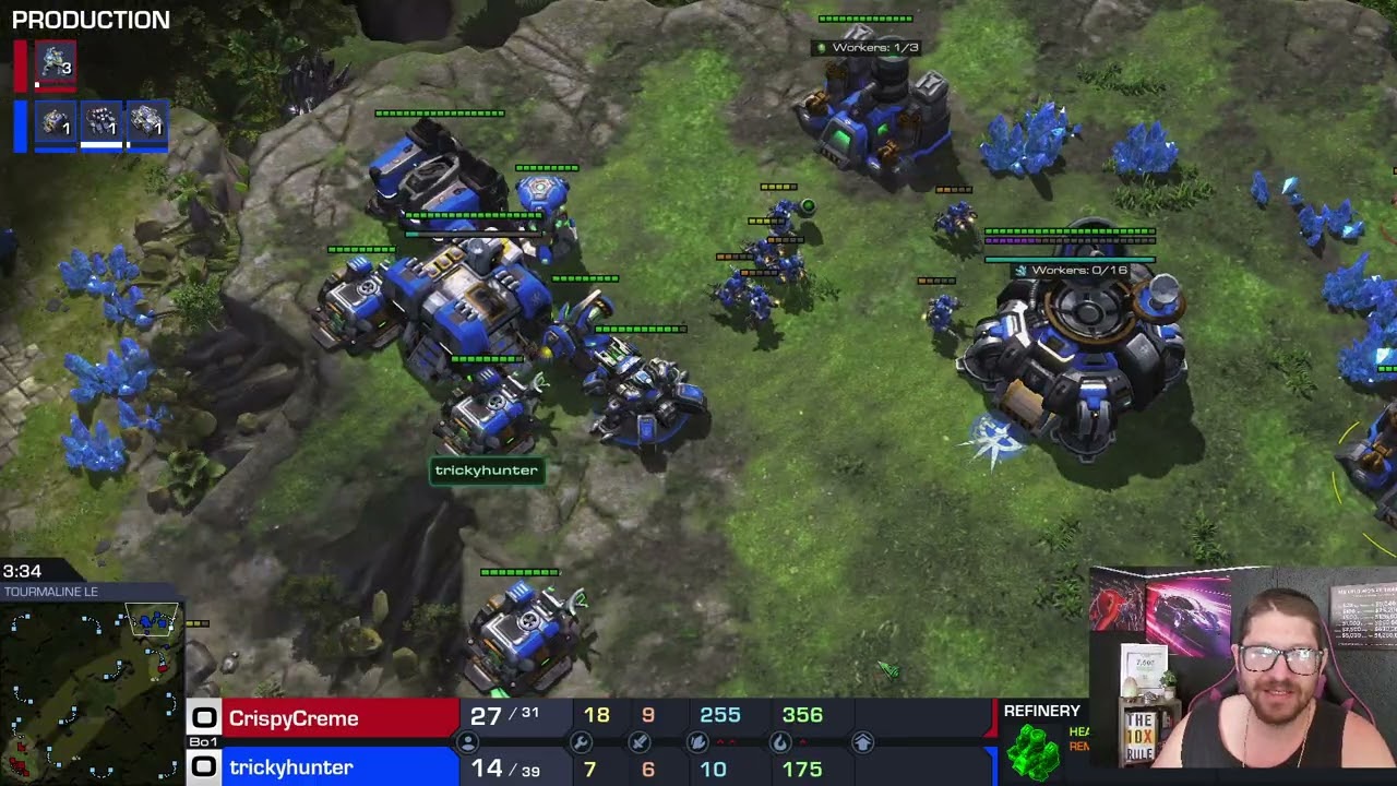 how to defend against a tank rush in a terran vs terran starcraft 2
