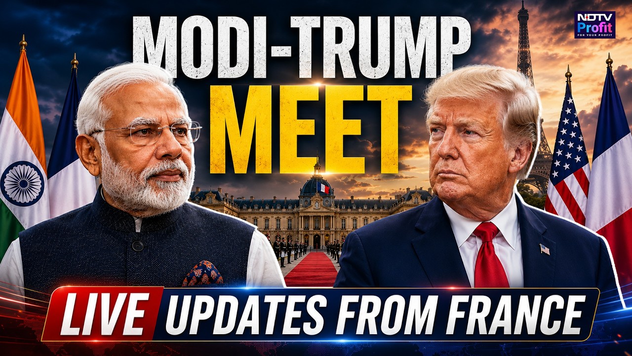 Watch Live From France: Donald Trump & PM Narendra Modi Meet