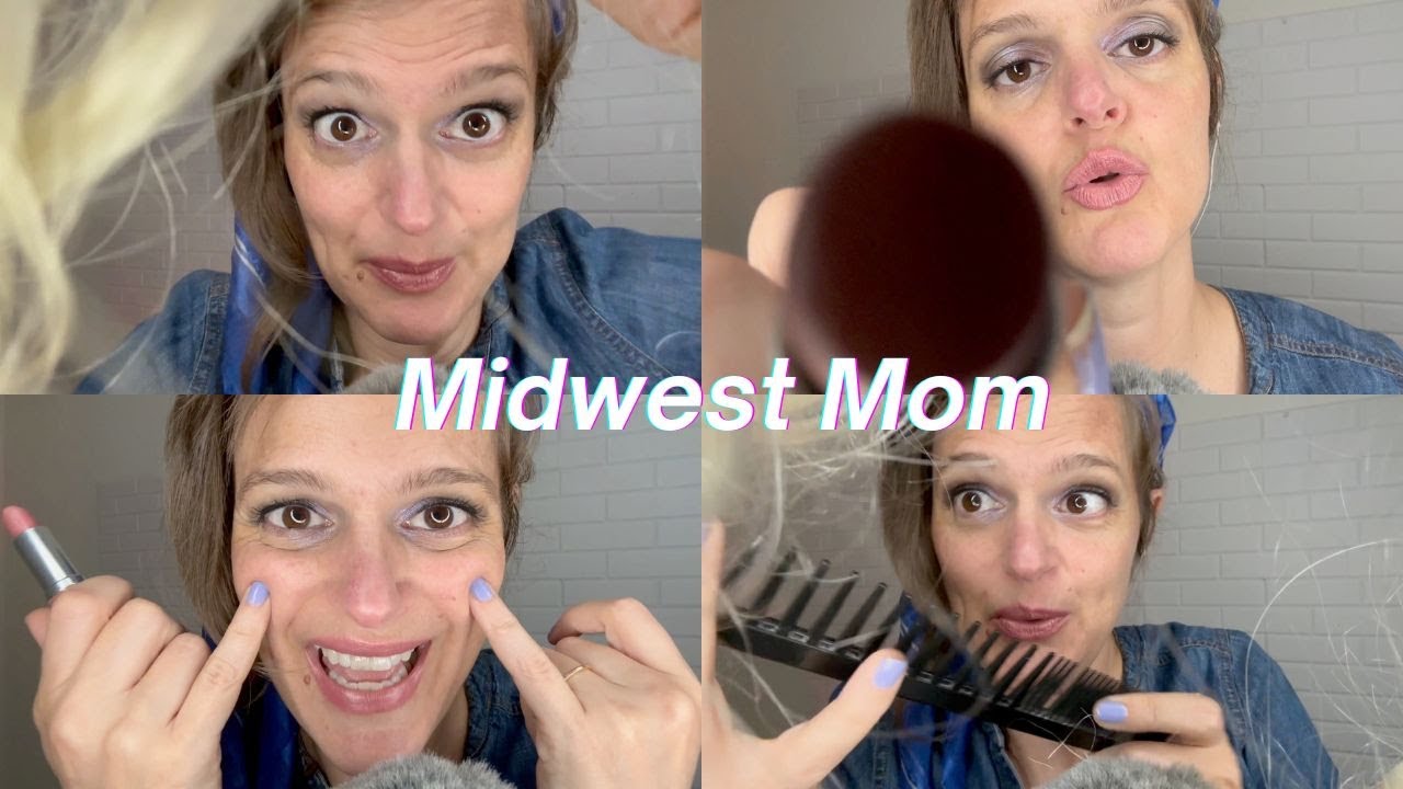 ASMR |🤗Midwest Mom gets you ready for 1st day of school! Hair, Makeup, Whispered Personal Attention