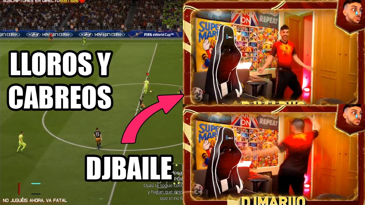 LLOROS DE DjMaRiiO, TIRADA DE CABLE Y SE PONE A BAILAR 😂