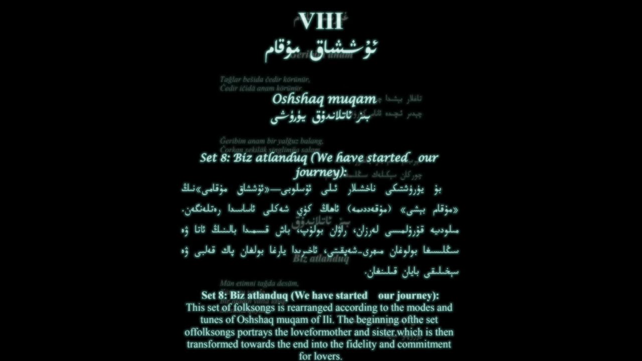 Ili Xeliq Naxshiliridin 12 Yurush   8 Biz Atlanduq Yurushi