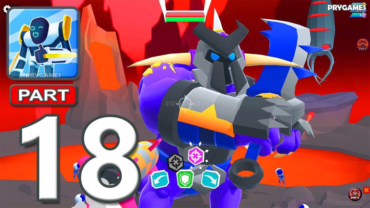 Mechangelion Robot Fighting - Gameplay Walkthrough Part 18 - New Update & New Levels (Android, iOS)