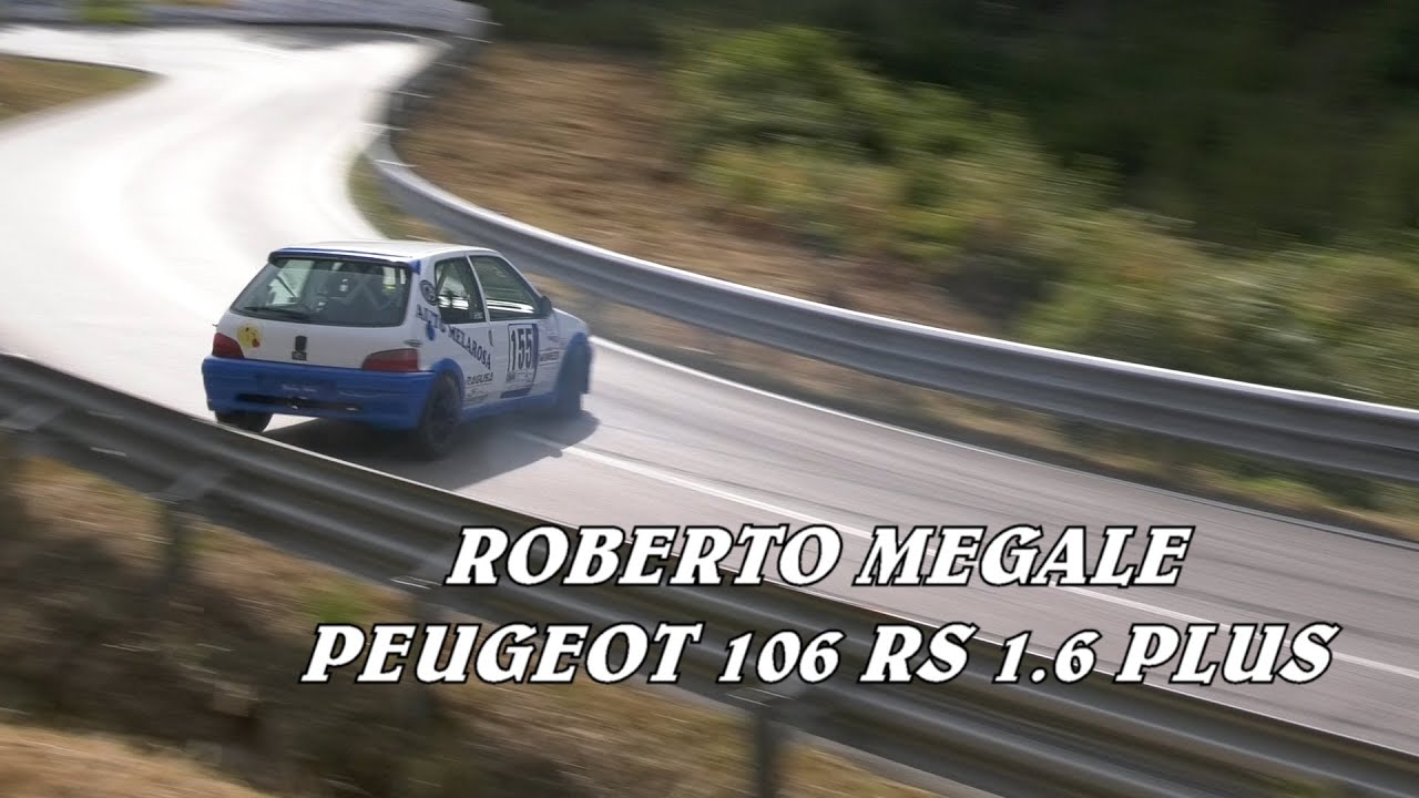SALITA TROFEO LUIGI FAGIOLI 2024 | ROBERTO MEGALE | PEUGEOT 106 RS 1.6 PLUS | BY BELLUNOVIDEO