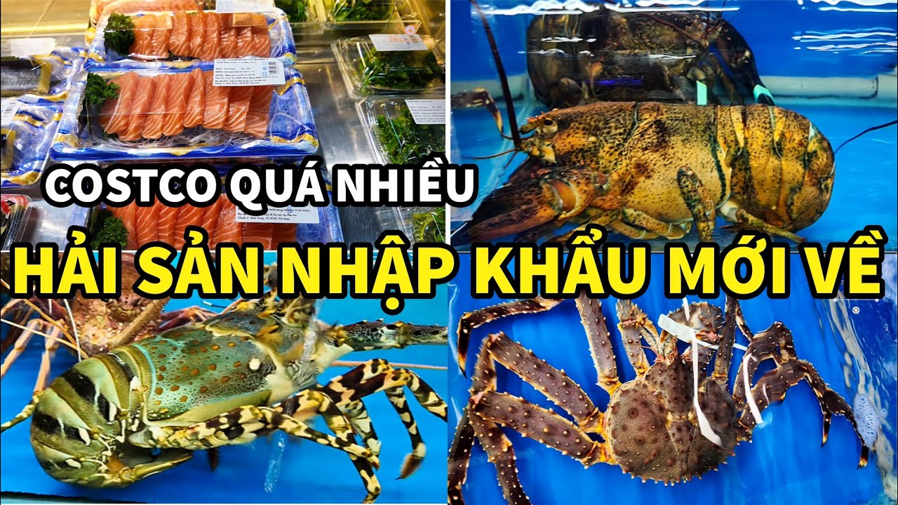 M&ecirc; Mệt HẢI SẢN NHẬP KHẨU Tươi Sống Tại COSTCO SAIGON T&ocirc;m H&ugrave;m Cua Huỳnh Đế Gi&aacute; Rẻ || ThisaigonTV