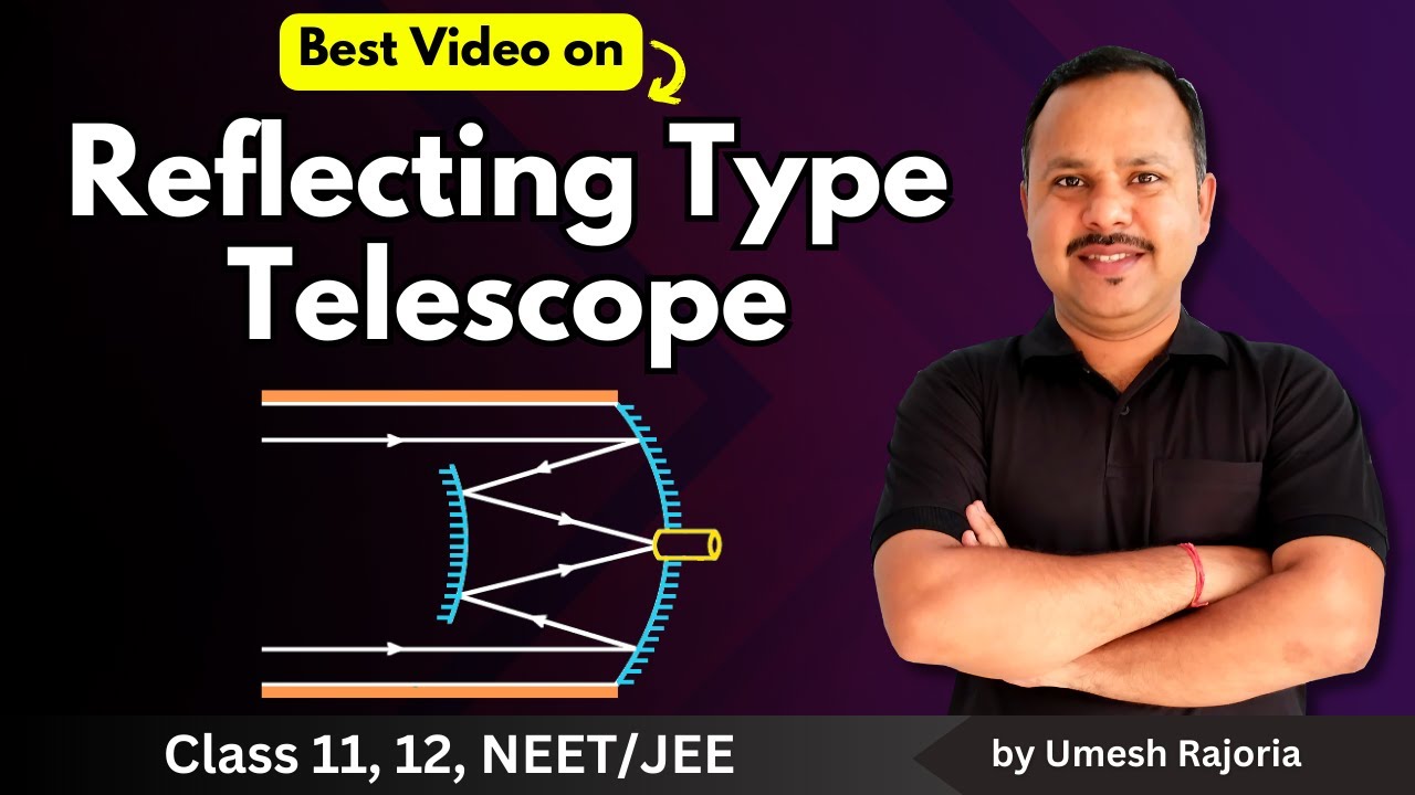15. Reflecting type Telescope | Chromatic & Spherical aberration | Ray Optics | 12th Physics 