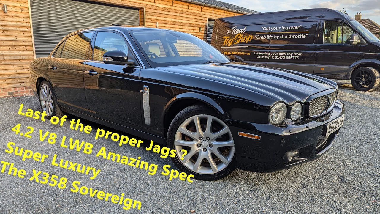 Jaguar XJ V8 4.2 LWB Sovereign X358 Startup, потрясающие характеристики, продается @therealtoyshop