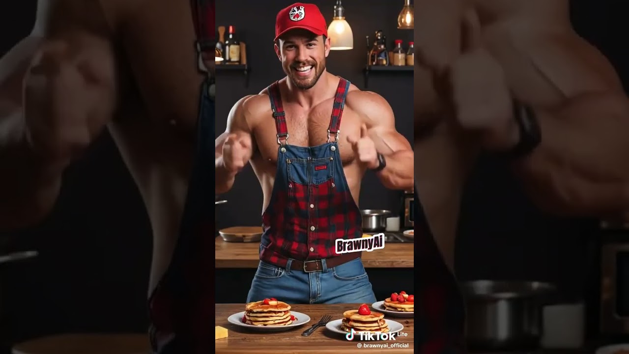 BrawnyA (inspired by Brawny Paper Towels)i: Sexy Muscled Guy 🔥- sometimes Shirtless in bib overalls