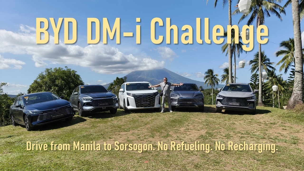 BYD DM-i Challenge. Drive from Manila to Sorsogon. No Refueling. No Recharging.