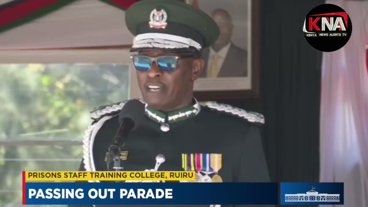 FINAL REPORT FROM THE KENYA PRISON OFFICE DURING THE PASS OUT PARADE
