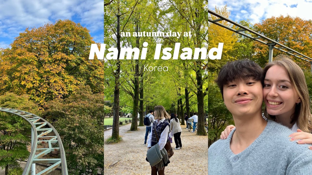 An Autumn Day at Nami Island | Fall Foliage, Korea Travel, Seoul Life