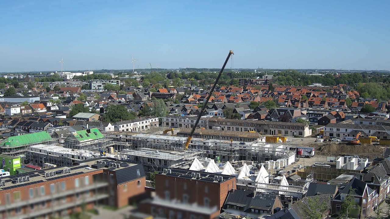 Timelapse sloop en nieuwbouw Josephwijk Roosendaal